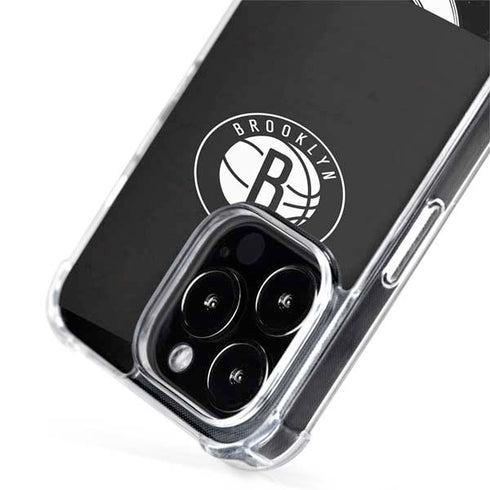 NBA Brooklyn Nets Distressed iPhone 15 Pro MagSafe Case